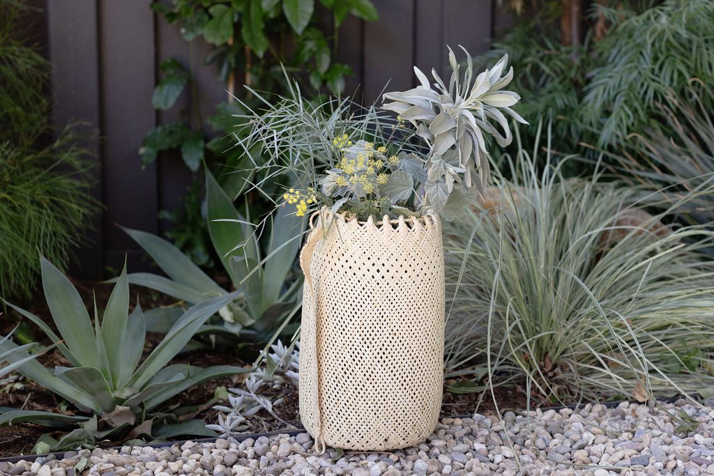 Cone Hanging Storage Basket Bag