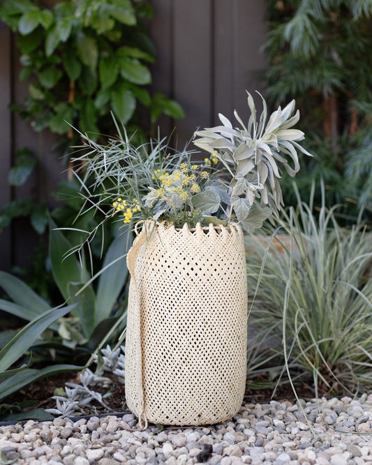 Cone Hanging Storage Basket Bag