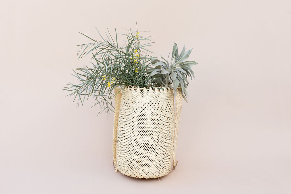 Cone Hanging Storage Basket Bag